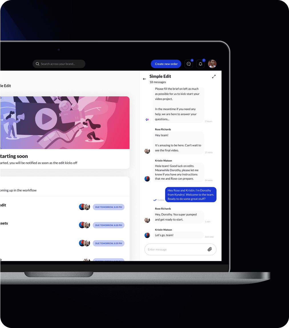 Seamless Collaboration with Your Team and Creators