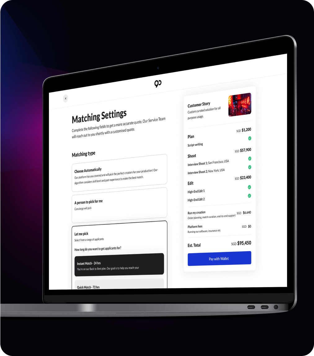 Flexible Matching Options to Suit Your Workflow<