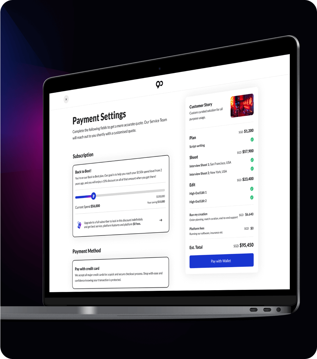 Flexible Payment Options to Fit Your Workflow